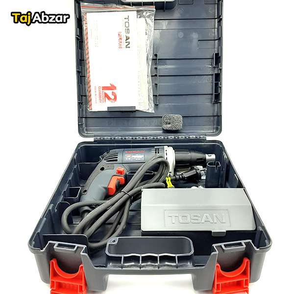 پیچ گوشتی برقی توسن مدل 0861S- محتوا کیف