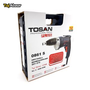 پیچ گوشتی برقی توسن مدل 0861S- بسته بندی