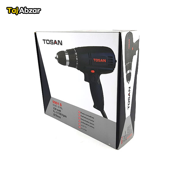 پیچ گوشتی برقی توسن مدل 0901s- بسته بندی