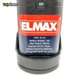 دریل پیچ‌گوشتی شارژی 12 ولت المکس مدل C.D 212 - مشخصات باتری