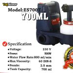 پیستوله برقی ای پی ان مدل ES700T - مشخصات رو بسته بندی