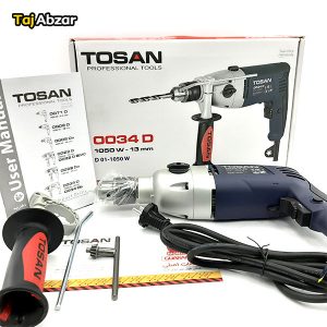 دریل چکشی توسن مدل 0034D- مجموعه