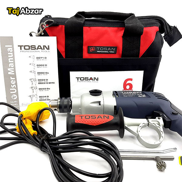 دریل چکشی توسن مدل 0034Db- مجموعه