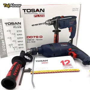 دریل چکشی توسن مدل 0079D- مجموعه