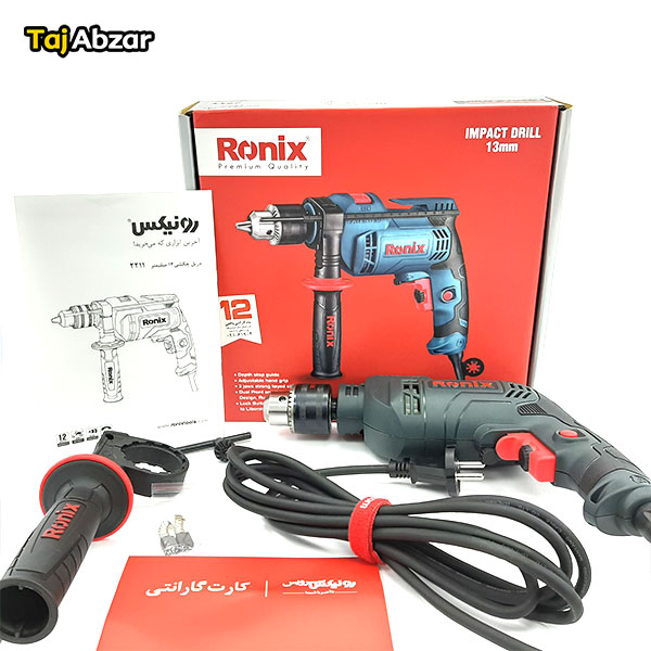 دریل چکشی رونیکس مدل 2211- مجموعه