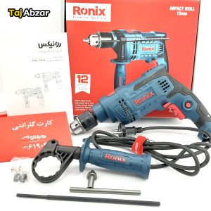 دریل چکشی رونیکس مدل 2214- مجموعه