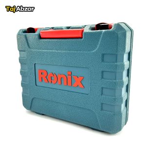 دریل پیچ گوشتی چکشی شارژی رونیکس مدل 8614- کیف حمل