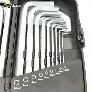مجموعه 18 عددی آچار آلن و ستاره ای رونیکس مدل RH-2051- پیچ گوشتی آلن ها