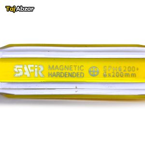 پیچ گوشتی چهار سو سفیر مدل SPH6200- مشخصات روی پیچ گوشتی