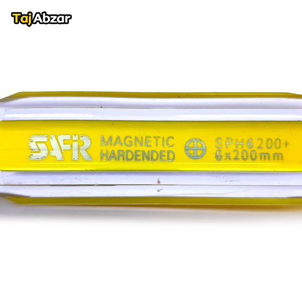 پیچ گوشتی چهار سو سفیر مدل SPH6200- مشخصات روی پیچ گوشتی