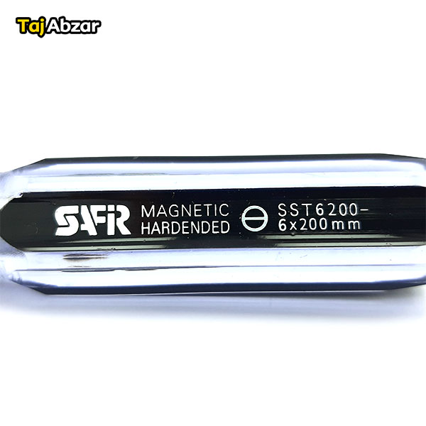پیچ گوشتی دو سو سفیر مدل SST6200- مشخصات روی پیچ گوشتی