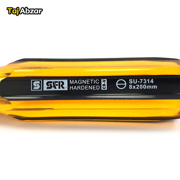 پیچ گوشتی دو سو سفیر مدل SU-7314- مشخصات روی پیچ گوشتی