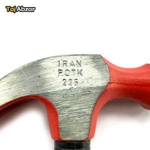 چکش میخ کش 225 گرمی ایران پتک مدل AM-0810- مشخصات روی چکش