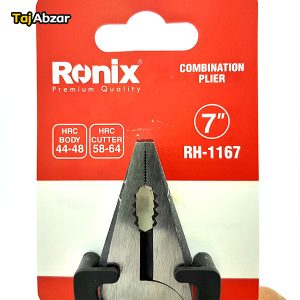 انبردست 7 اینچ رونیکس مدل RH-1167- مشخصات روی بسته بندی