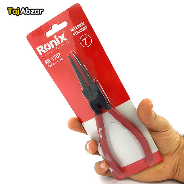 انبر خار جمع کن سر راست رونیکس مدل RH-1707- بسته بندی