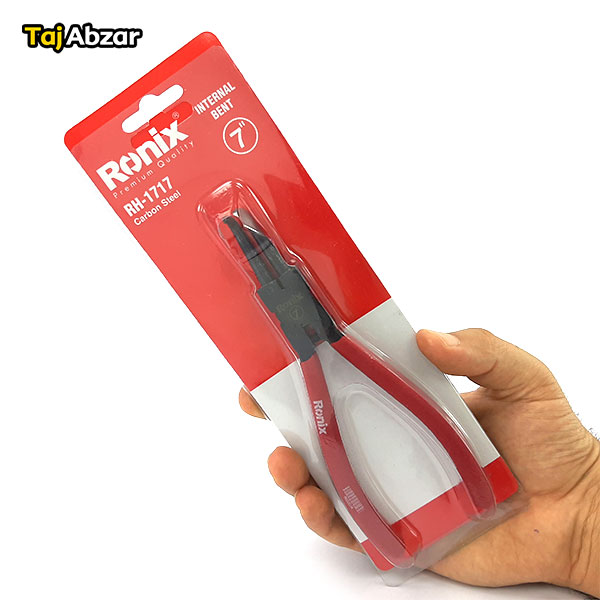انبر خار جمع کن سر کج رونیکس مدل RH-1717- بسته بندی