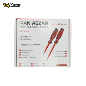 فازمتر نشکن ایران ابزار سایز 110*4- بسته بندی