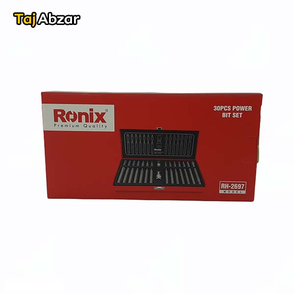 بسته بندی جعبه بیت ترکیبی ستاره ای و شش گوش 30 پارچه رونیکس مدل RH-2697
