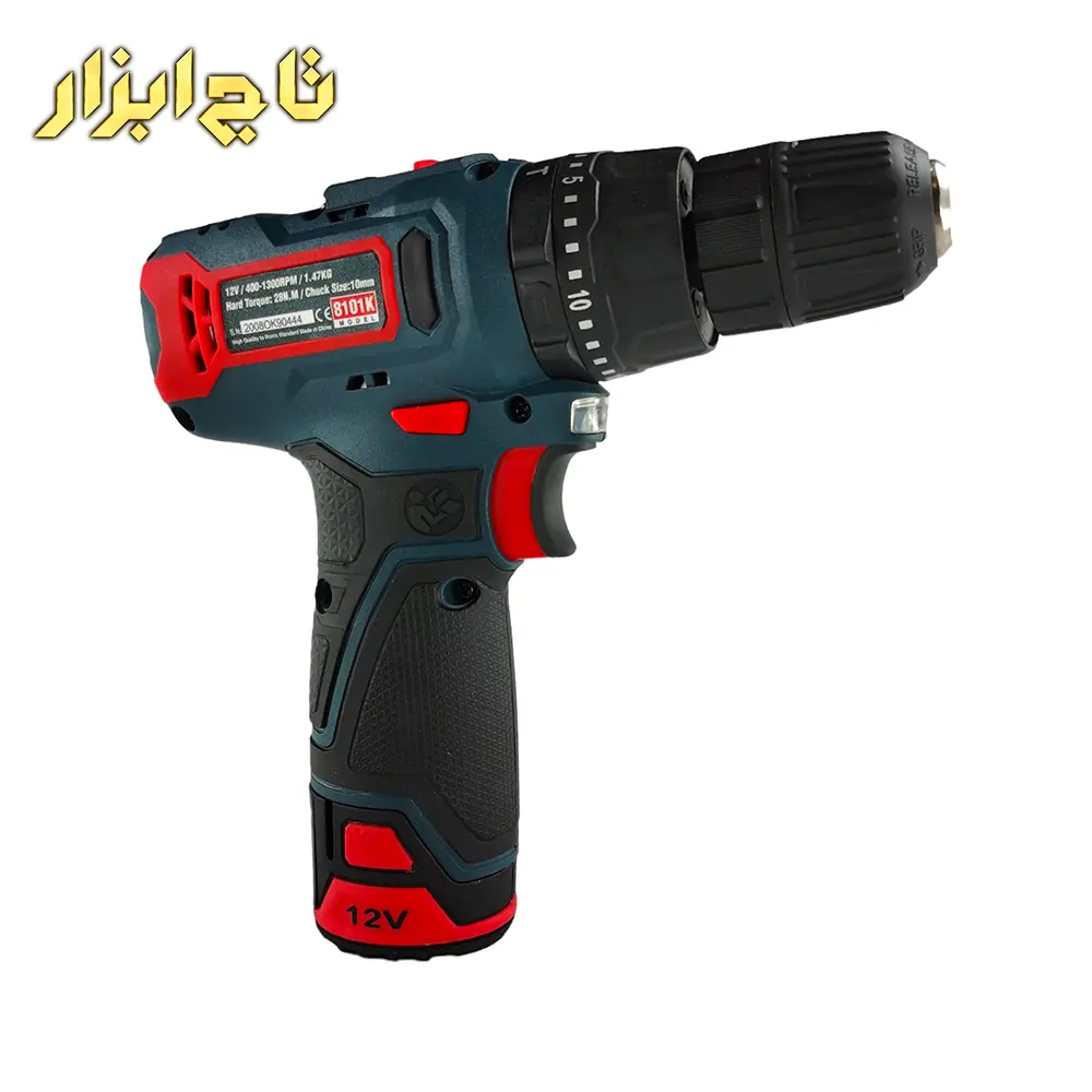 دریل پیچ گوشتی چکشی شارژی رونیکس 8101K