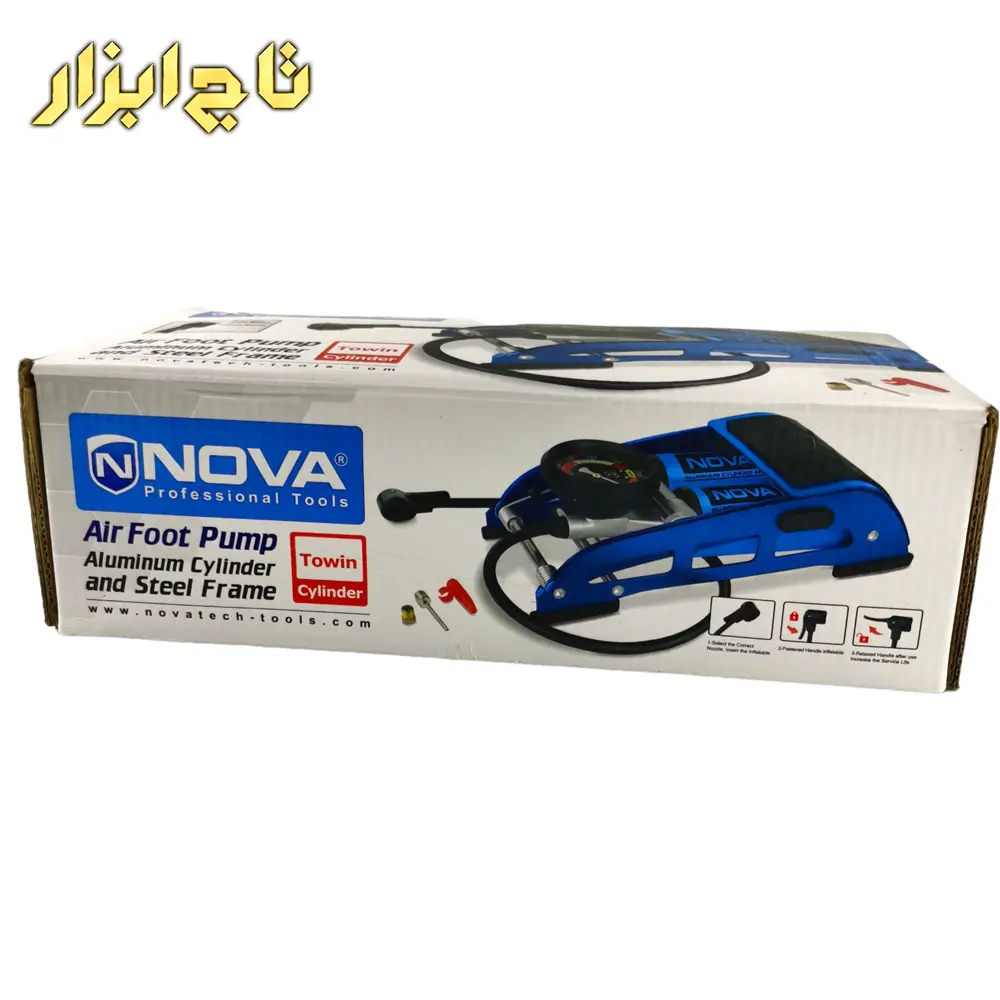 بسته بندی تلمبه پایی دو پمپ نووا مدل NTP-9015