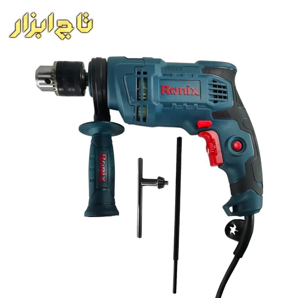 دریل چکشی رونیکس مدل 2214LK آچار سه نظام