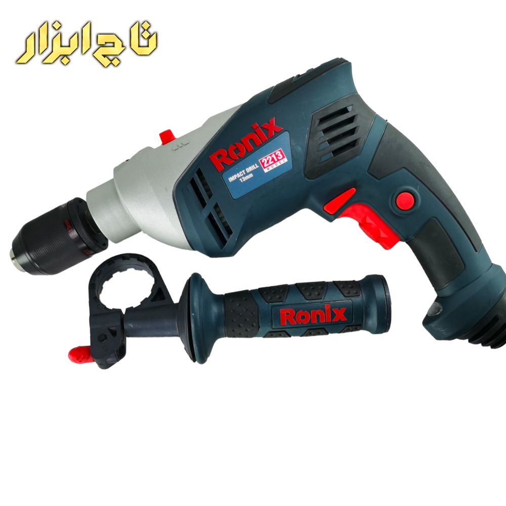 دریل دورنگ چکشی رونیکس مدل 2213