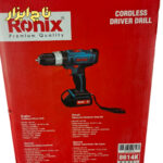 دریل پیچ گوشتی چکشی شارژی رونیکس 8614k