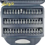 نمای نزدیک مته های پیچ گوشتی شارژی تاشو رونیکس مدل 8536
