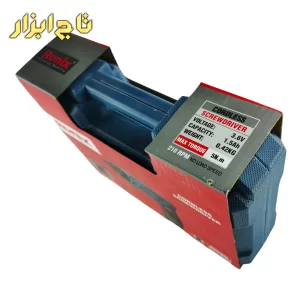 توضیحات روی کارتن دریل پیچ گوشتی شارژی رونیکس کد 8530