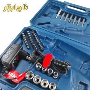 پیچ گوشتی شارژی مجهز به کیف رونیکس 8530