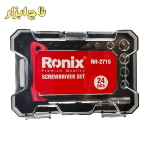ست پیچ گوشتی جغجغه ای و سری بکس با کیفیت بالا رونیکس مدل RH-2715