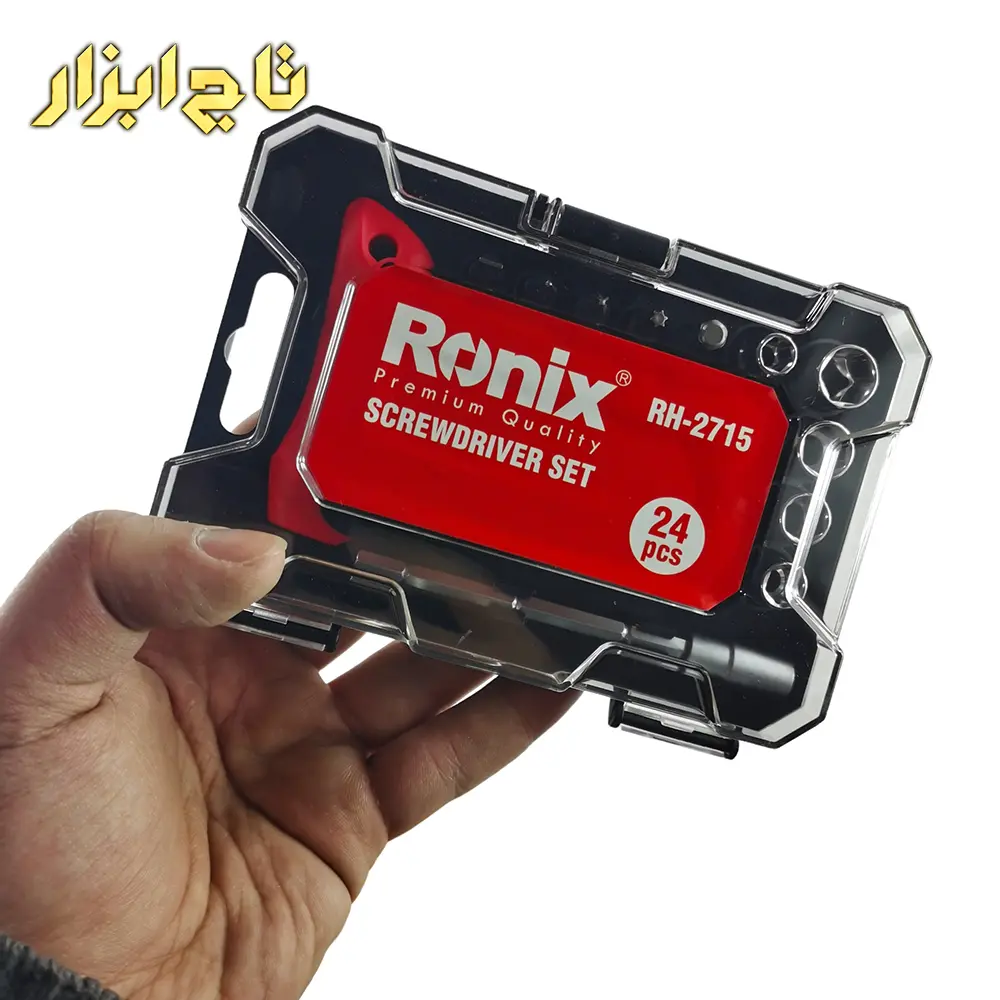 ست پیچ گوشتی جغجغه ای و سری بکس مدل رونیکس RH-2715