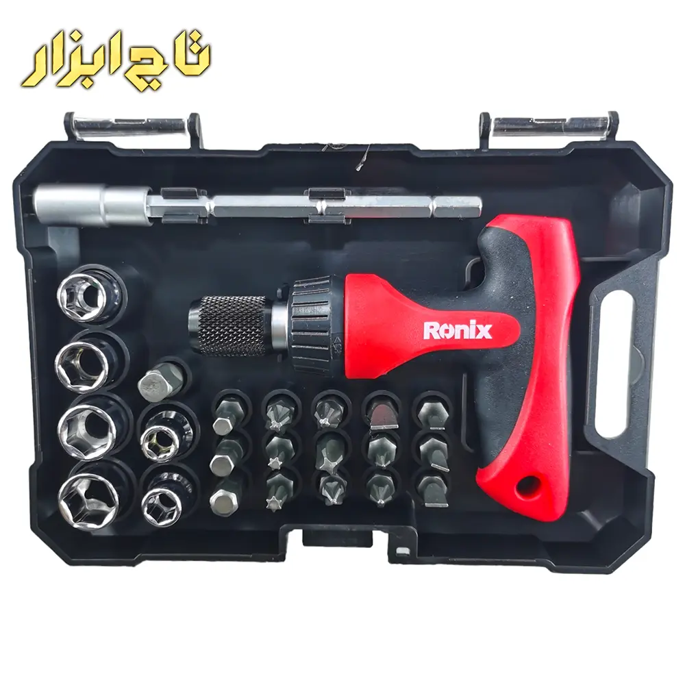 ست پیچ گوشتی جغجغه ای و سری بکس مدل RH-2715 رونیکس