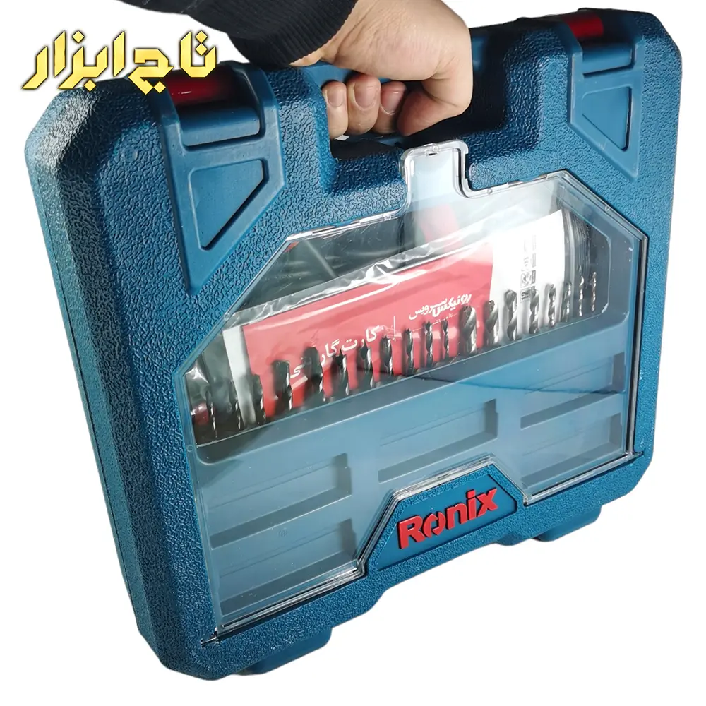 دریل چکشی رونیکس مجهز به انواع مته ها مدل 2250K