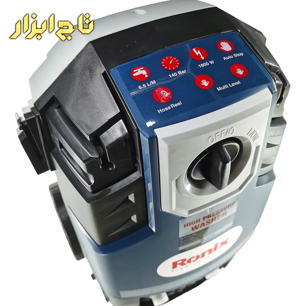 نمای بالایی کارواش 140 بار دینامی رونیکس مدل RP-0140
