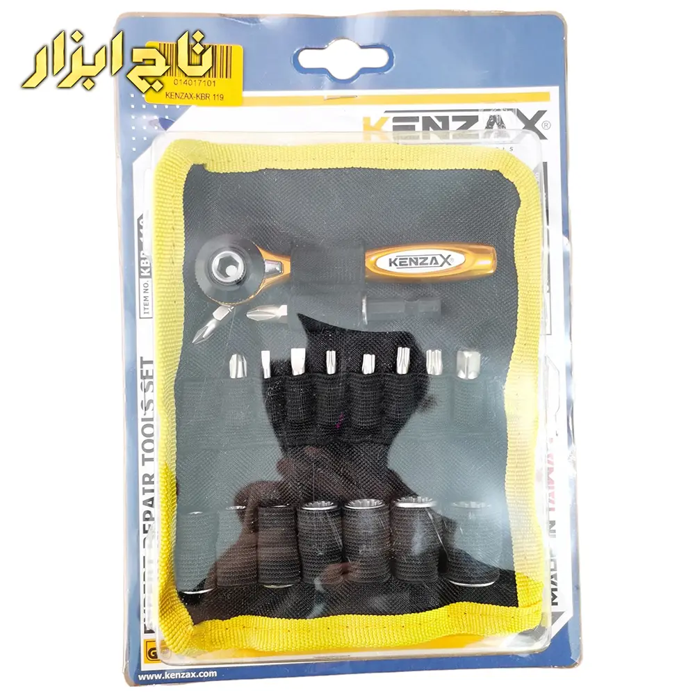 ست سرپیچ گوشتی و بکس 19 عددی کنزاکس مدل KBR119