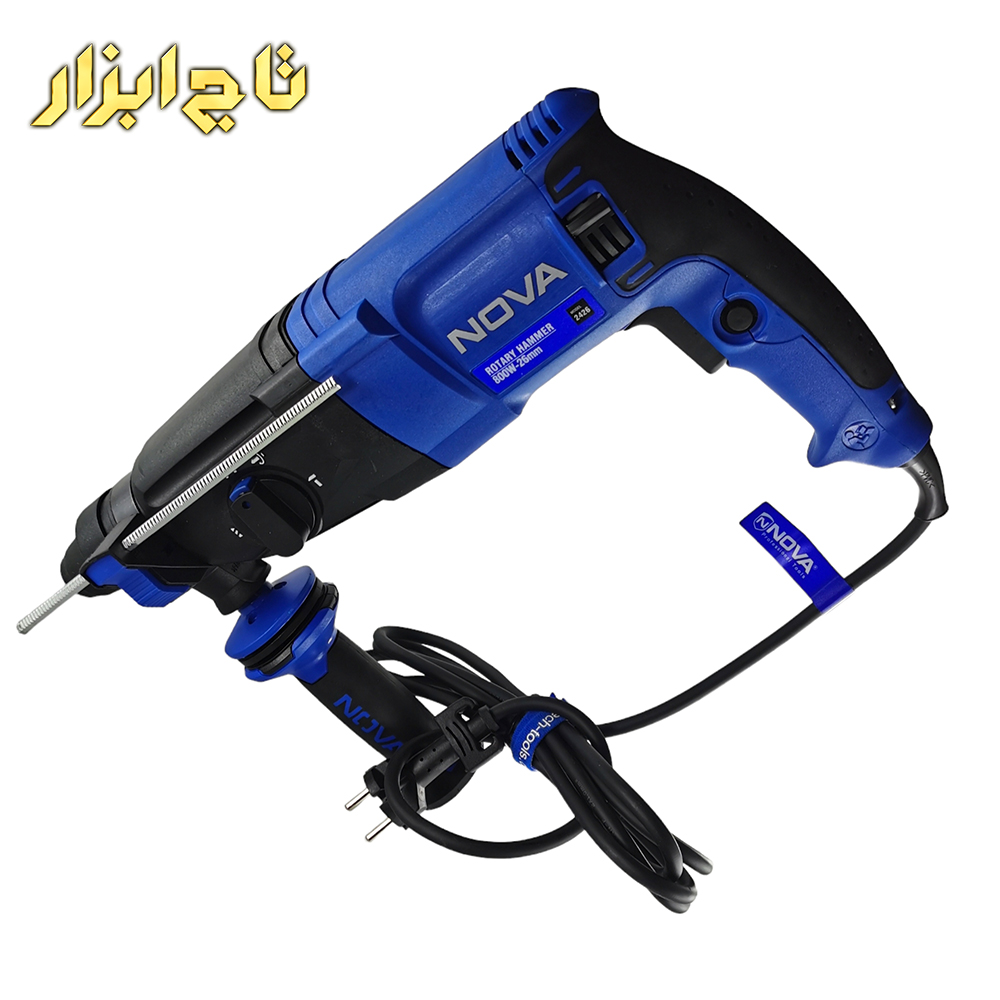 دریل سیمی بتن کن سه حالته 26 میلیمتری 800 وات نووا مدل 2426