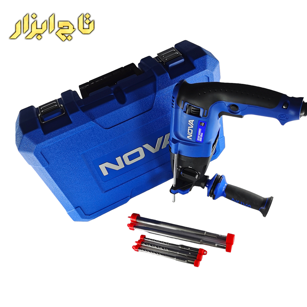 دریل صنعتی بتن کن سه حالته 26 میلیمتری 800 وات نووا مدل 2426
