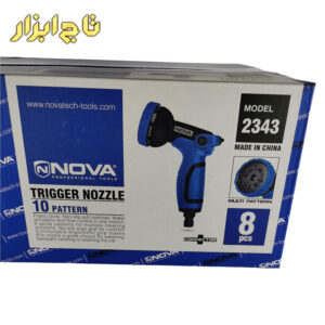 توضیحات روی کارتن اب پاش 10 کاره نووا مدل 2343