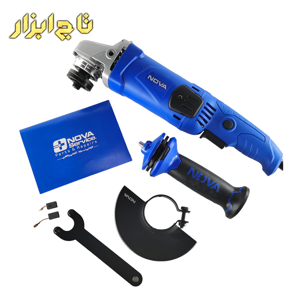 کارت گارانتی توضیحات مینی فرز دسته بلند دیمردار 1050 وات نووا مدل 3120