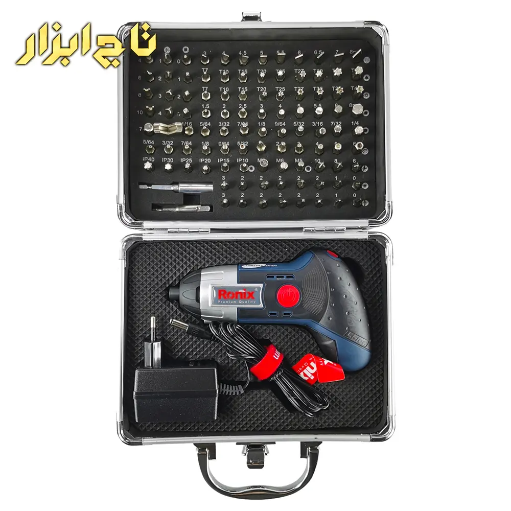 کیف آلومینیومی پیچ گوشتی شارژی رونیکس مدل 8500