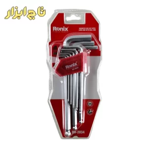 ست آلن 6 گوش 9 عددی بلند مگنتی رونیکس RH-2034