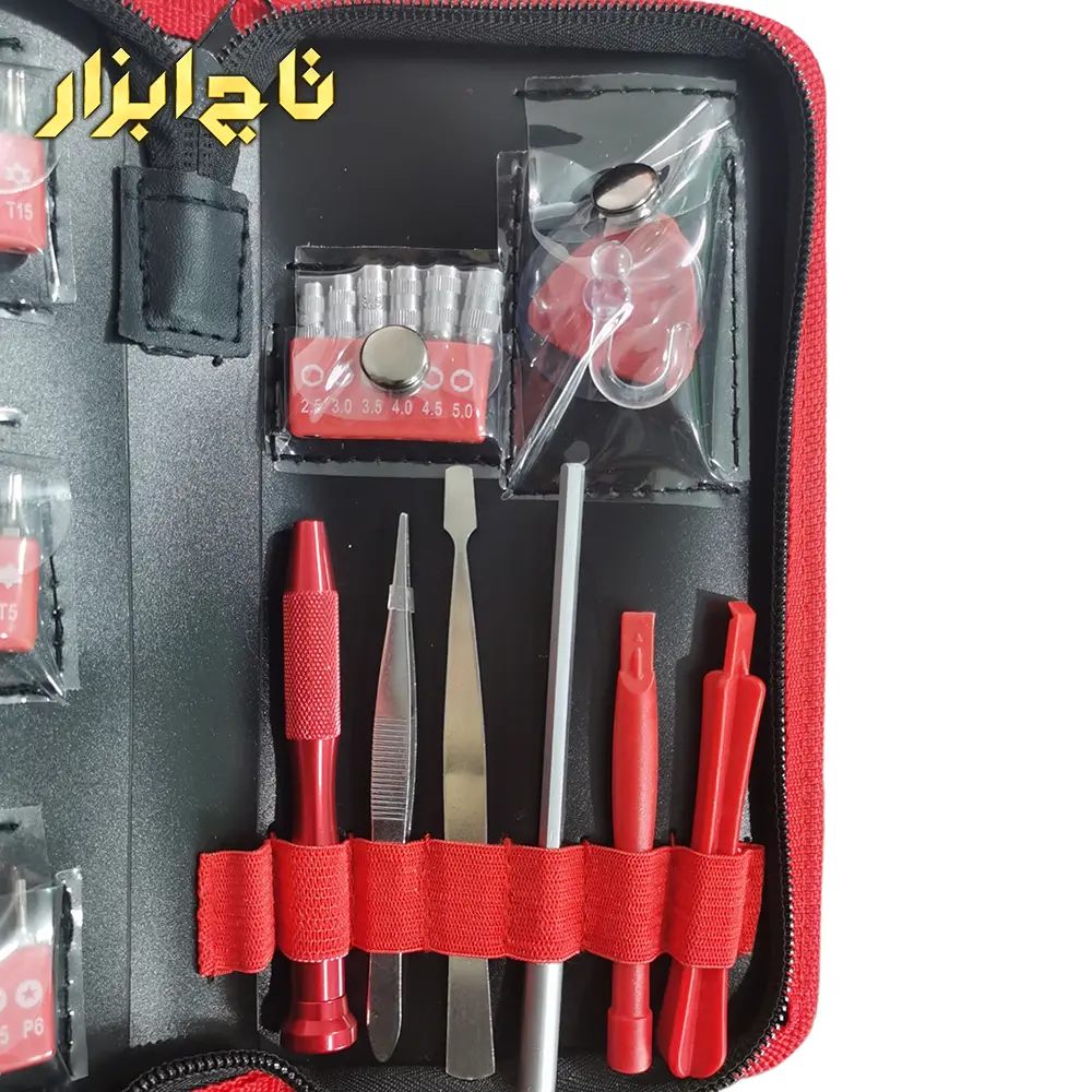 ست تعمییرات موبایل دارای نوک های سخت و کاربردی رونیکس مدل RH-2711