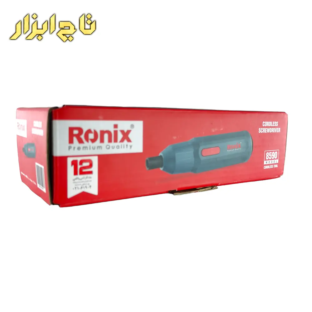 نمایی از کارتن پیچ گوشتی شارژی 3.6 ولت رونیکس مدل 8590