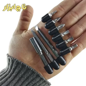 9عدد سری های کاربردی پیچ گوشتی شارژی 3.6 ولت رونیکس مدل 8590