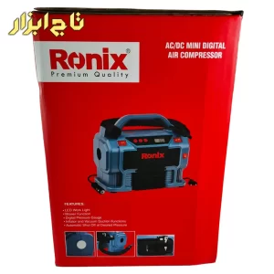 مینی کمپرسور سه کاره فندکی و برق شهری رونیکس مجهز به سیلندر و پیستون مدل RH-4261