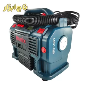 مینی کمپرسور سه کاره فندکی و برق شهری رونیکس با قابلیت دمندگی مدل RH-4261