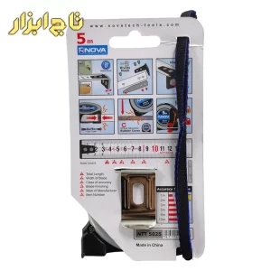 متر 5 متری نووا با روکش ضد ضزبه مدل NTT 5025