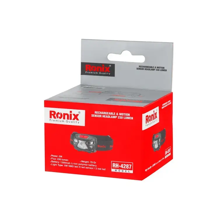 چراغ پیشانی 5 وات رونیکس مدل RH-4287