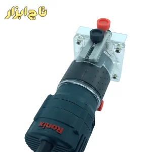 لبه گیر برقی نجاری 550 وات رونیکس دارای دو عدد تیغه مدل 7106